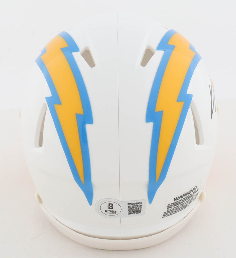 Tuli Tuipulotu Autographed Los Angeles Chargers Mini Helmet