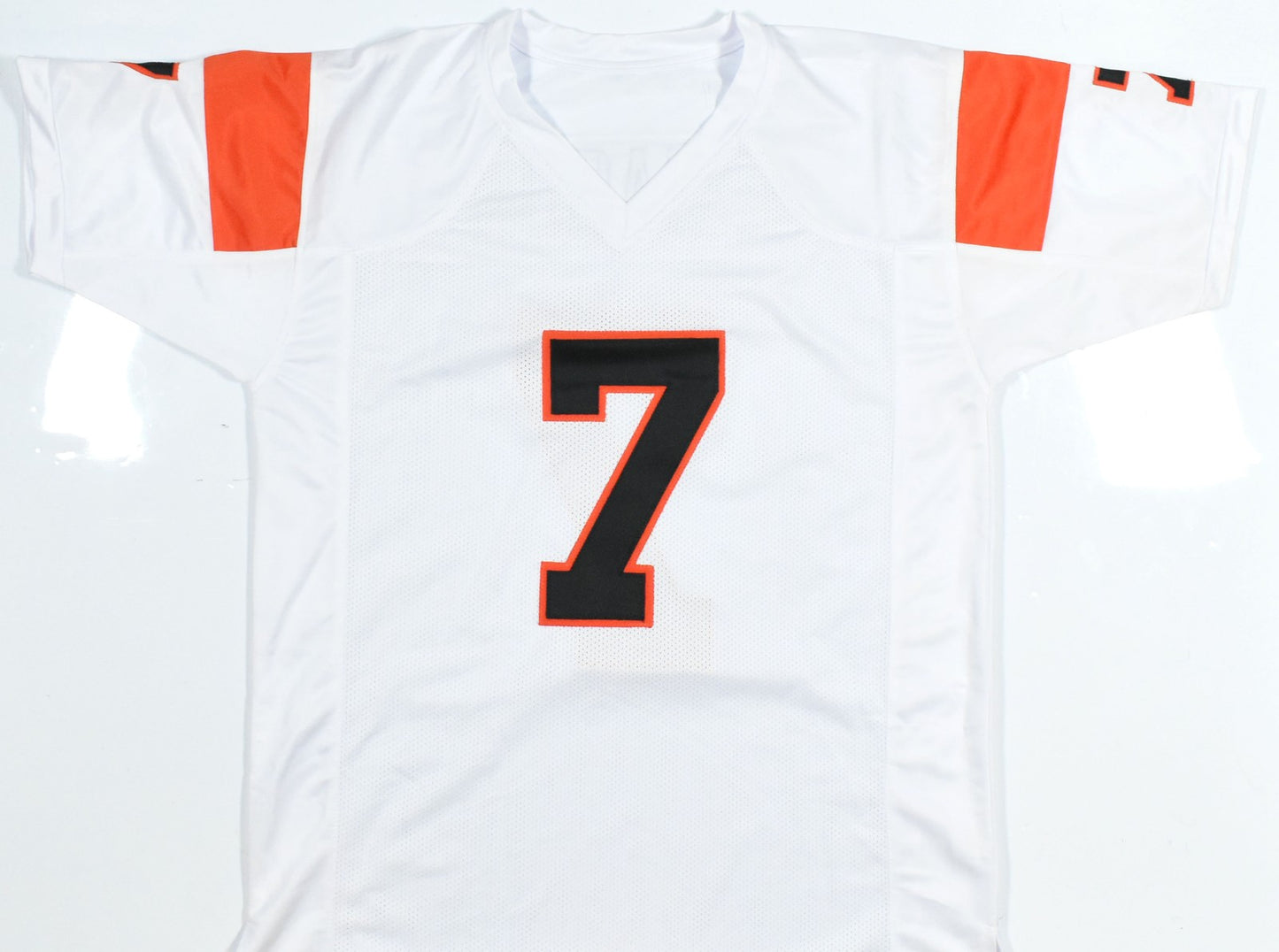 Boomer Esiason Autographed Cincinnati Bengals White Custom Jersey
