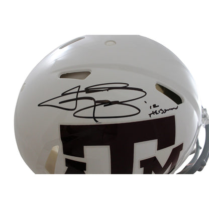 Johnny Manziel Autographed Texas A&M Aggies Full Size Authentic Helmet