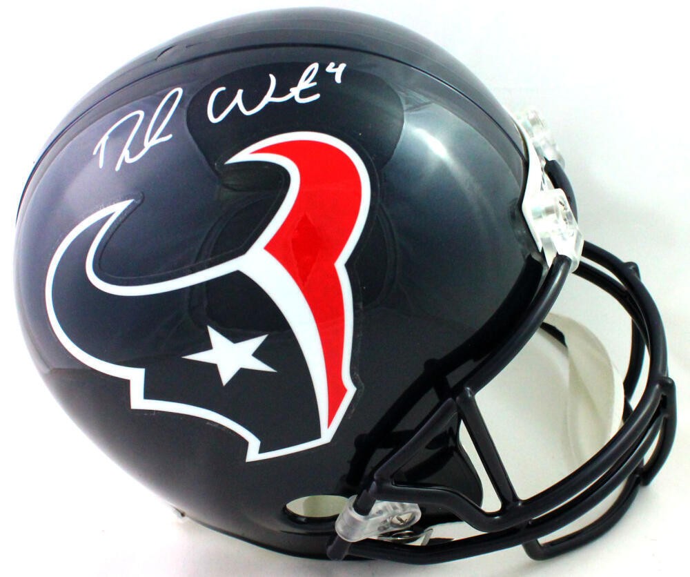 Deshaun Watson Signed Houston Texans Full Size Helmet - White