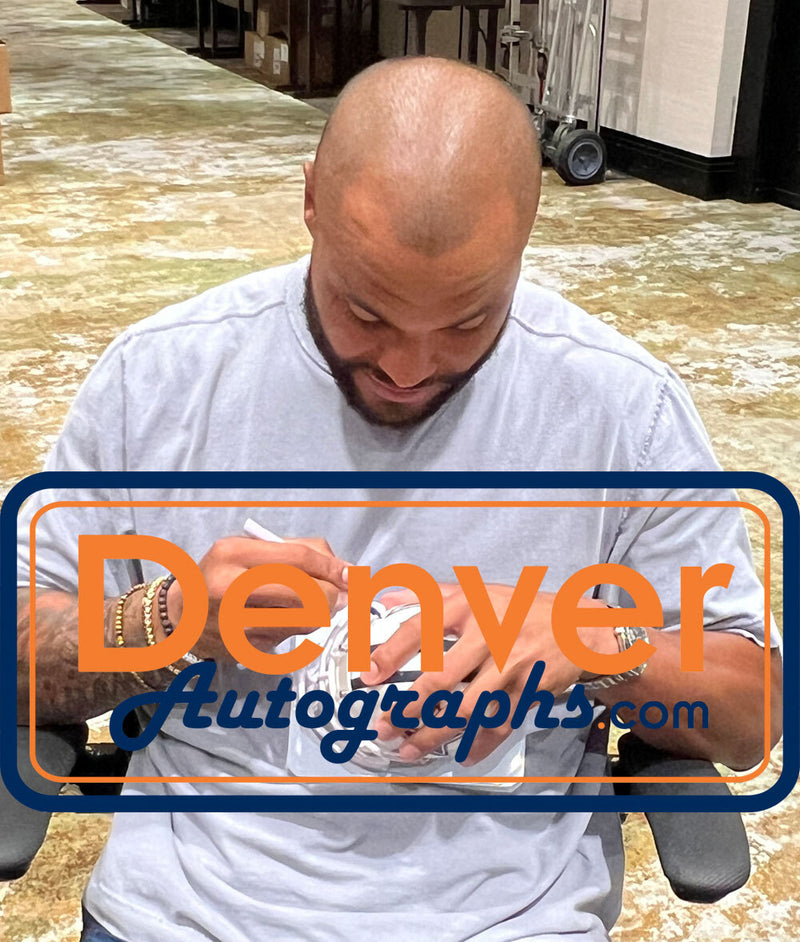Dak Prescott Autographed Dallas Cowboys 2022 Alternate Mini Helmet
