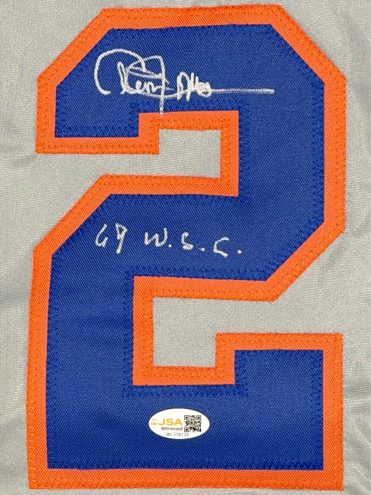 Cleon Jones Signed New York Mets Custom Baseball Jersey ('69 WSC)