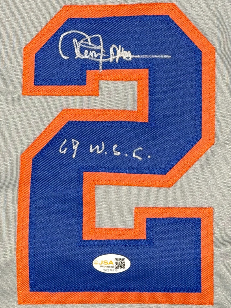 Cleon Jones Signed New York Mets Custom Baseball Jersey ('69 WSC)