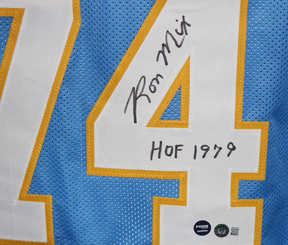 Ron Mix Signed San Diego Chargers Style Custom Football Jersey