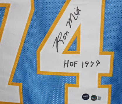 Ron Mix Signed San Diego Chargers Style Custom Football Jersey