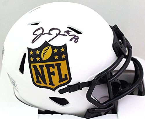 Josh Jacobs Signed NFL Shield Lunar Mini Helmet