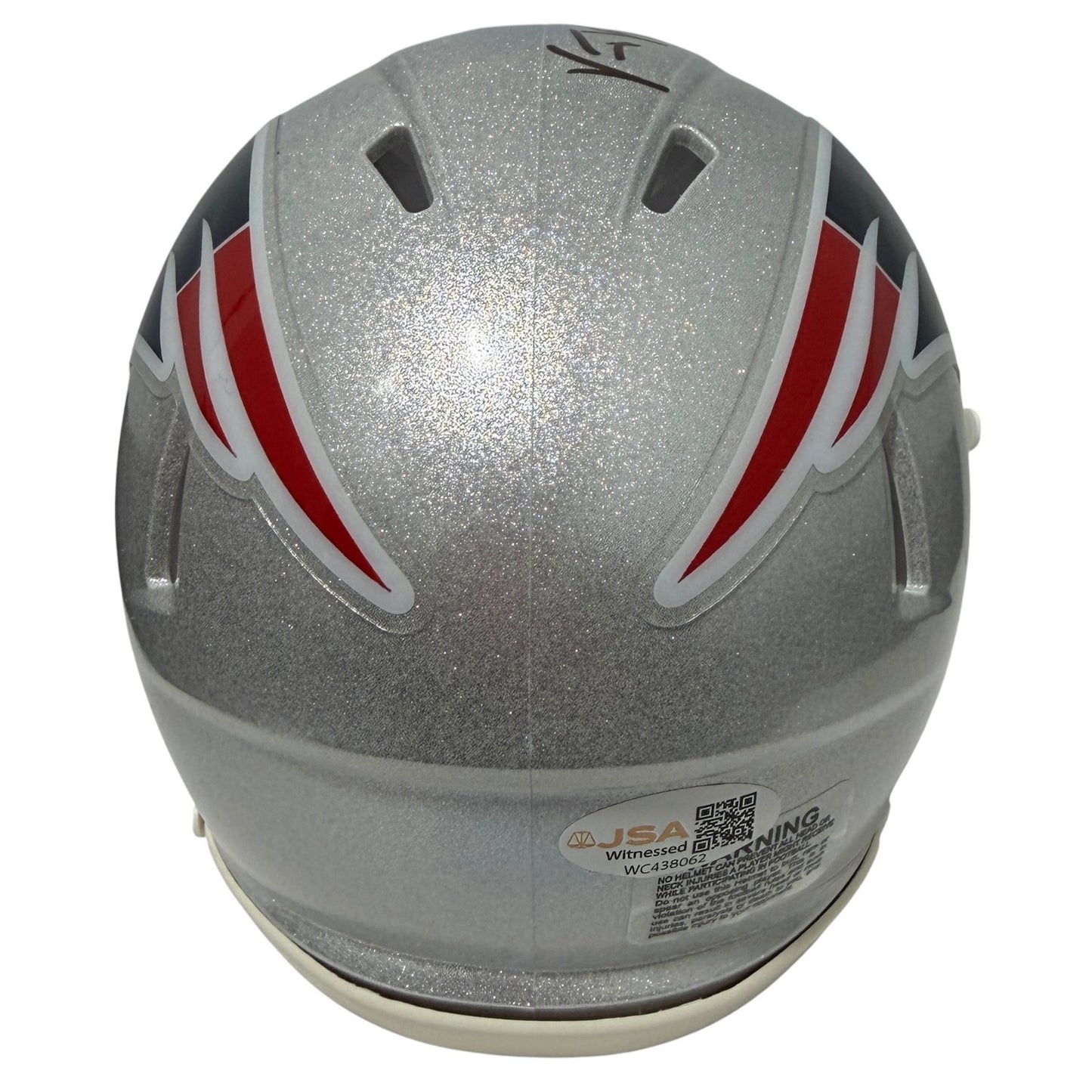 Vince Wilfork New England Patriots Signed Speed Mini Helmet JSA