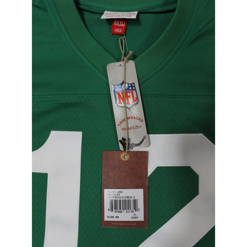 Joe Namath Signed New York Jets Green Mitchell & Ness Jersey