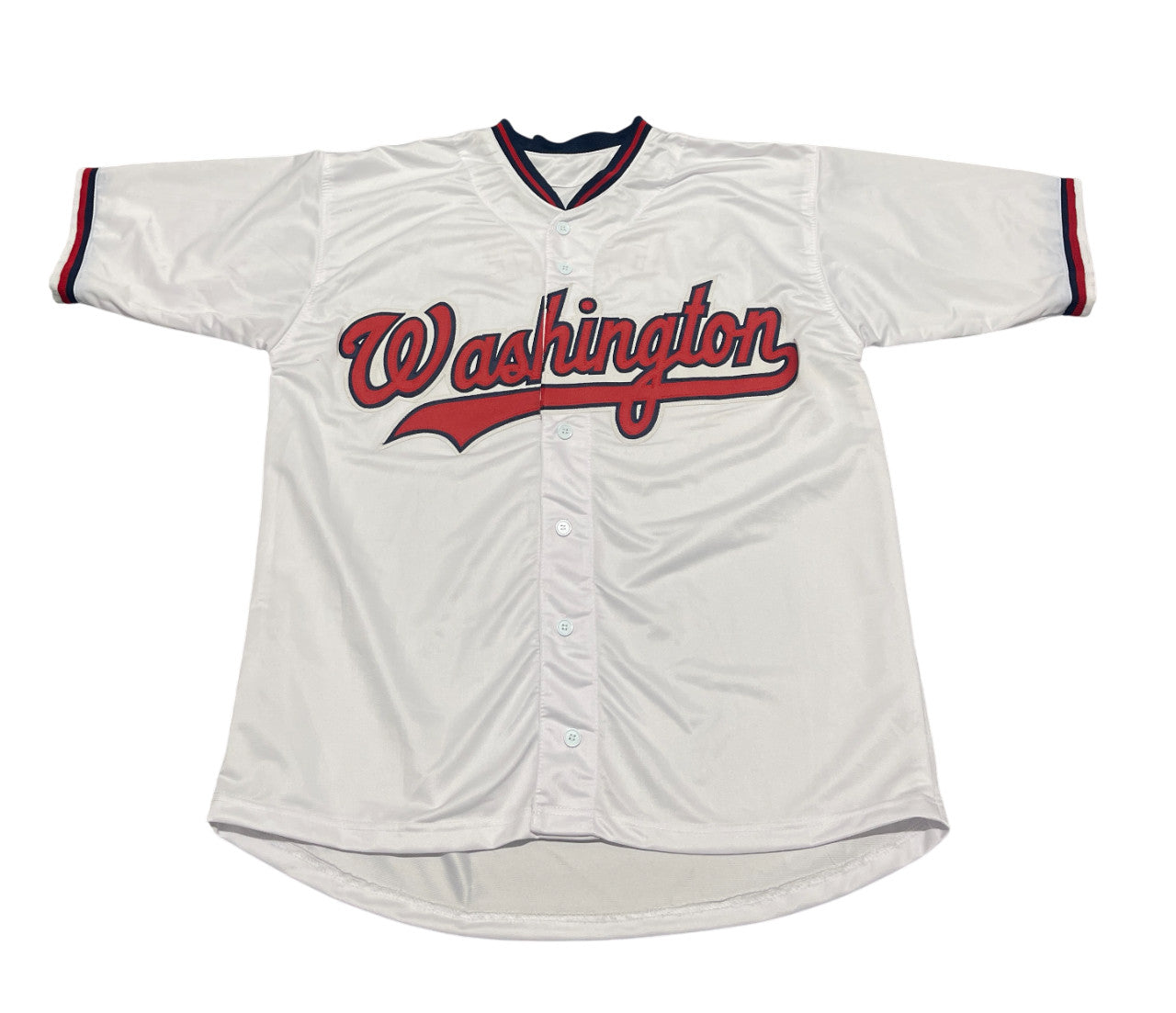 Dave Martinez Autographed Washington Nationals Custom Baseball Jersey