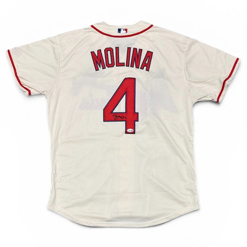 Yadier Molina Autographed St. Louis Cardinals Custom Jersey