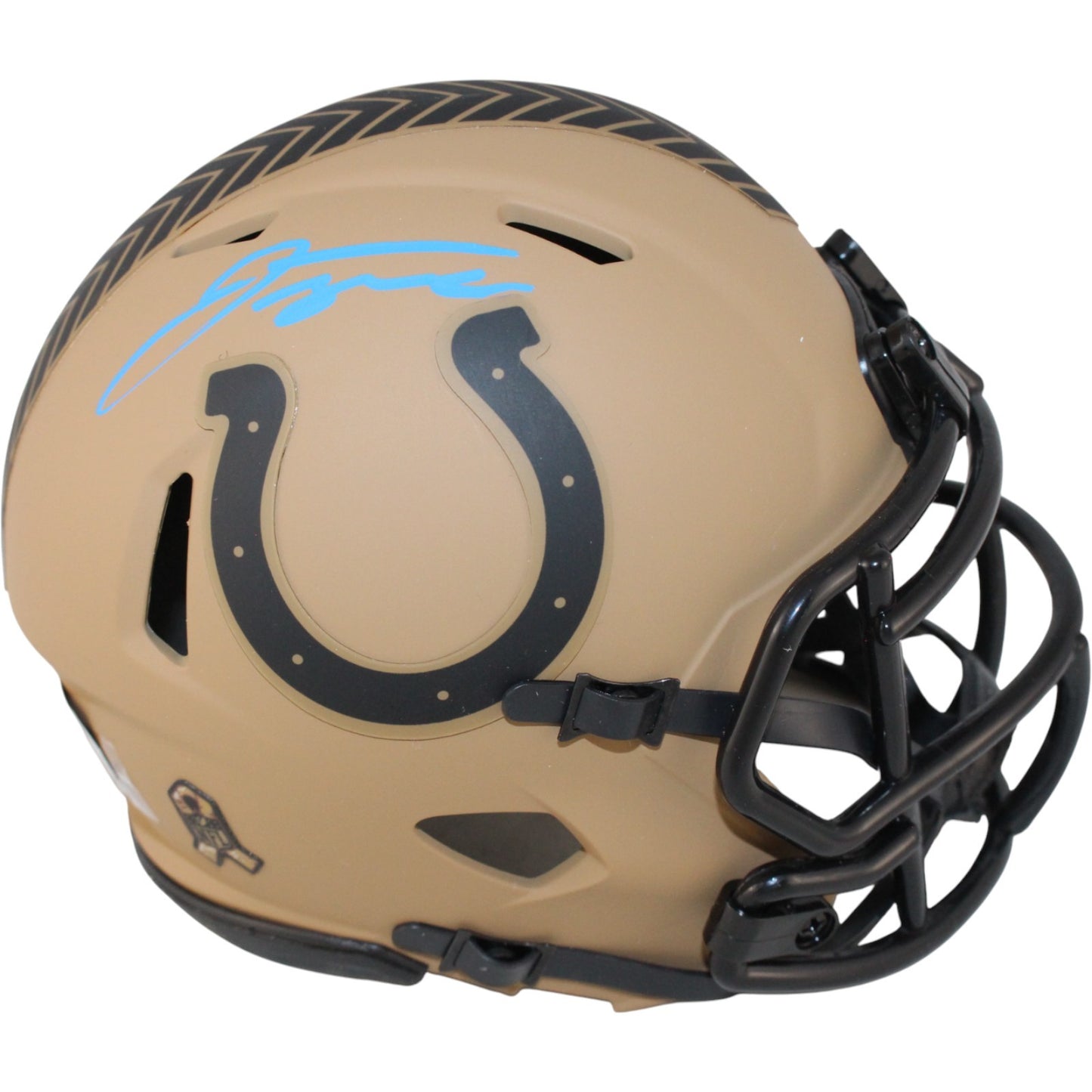 Jonathan Taylor Indianapolis Colts Autographed 2023 STS Mini Helmet