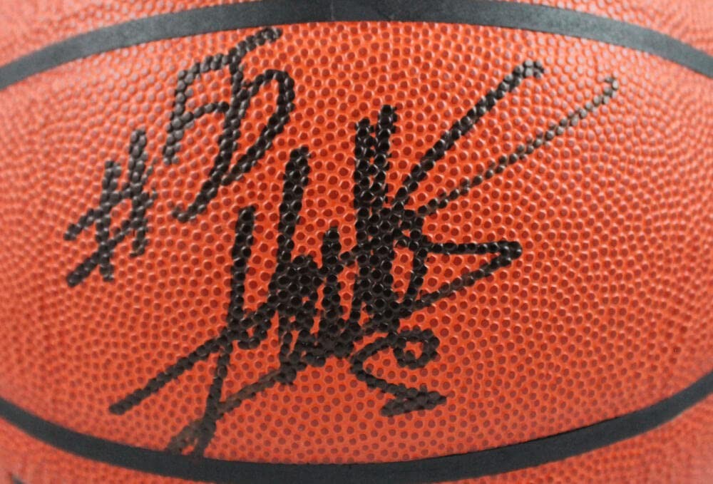 Dikembe Mutombo & Shaquille O'Neal Signed Wilson NBA Basketball