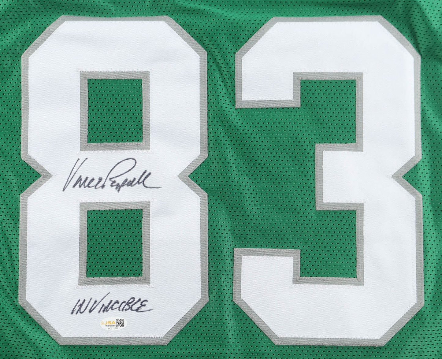Vince Papale Signed Philadelphia Eagles Custom Jersey - "Invincible"