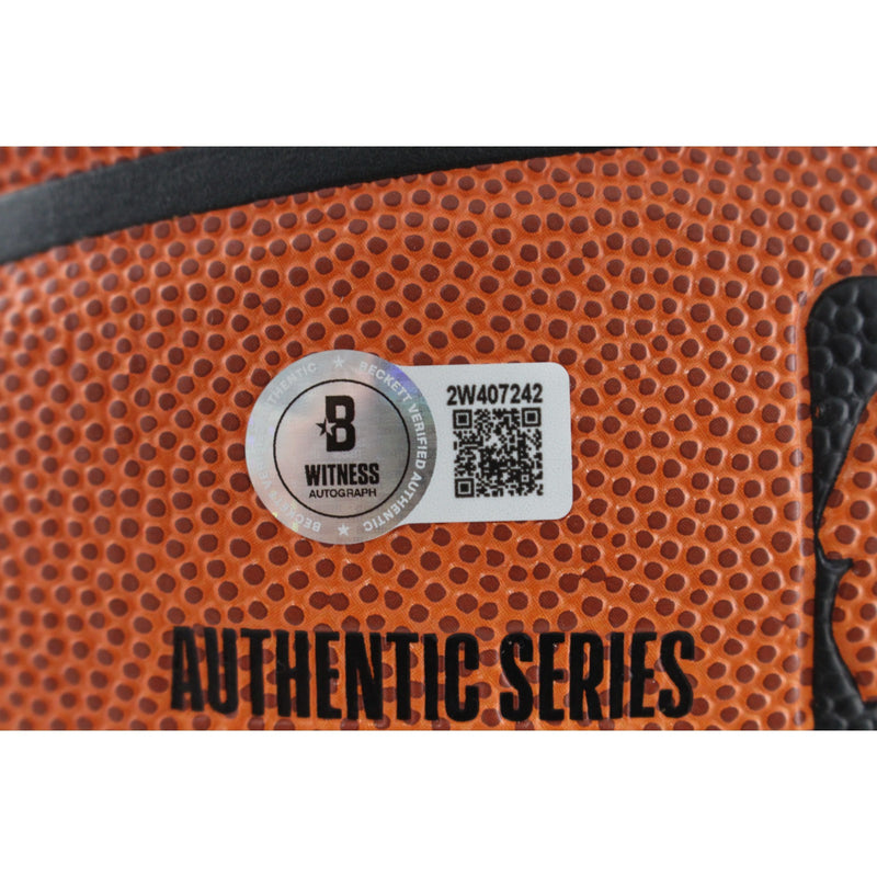 Oscar Robertson Autographed Milwaukee Bucks Wilson I/O Basketball