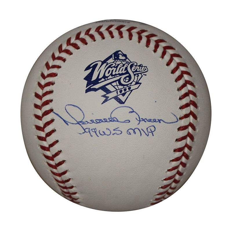 Mariano Rivera Signed New York Yankees 1999 World Series Baseball MVP JSA