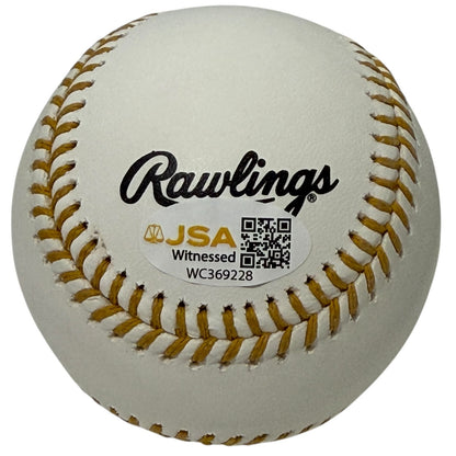 Ron Darling Signed Gold Glove Baseball (1989 Gold Glove Inscription)