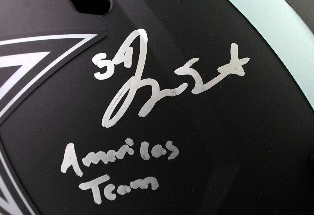 Jaylon Smith Full Size Helmet Dallas Cowboys Eclipse Speed Signed "AT"