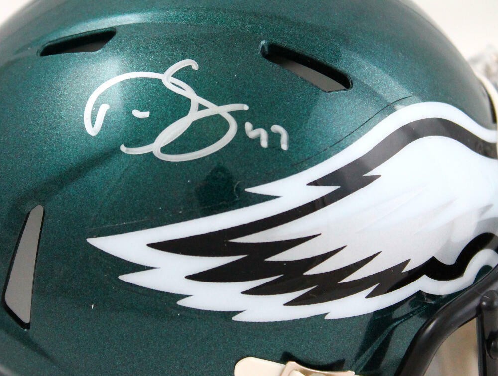 Darren Sproles Signed Philadelphia Eagles Speed Mini Helmet