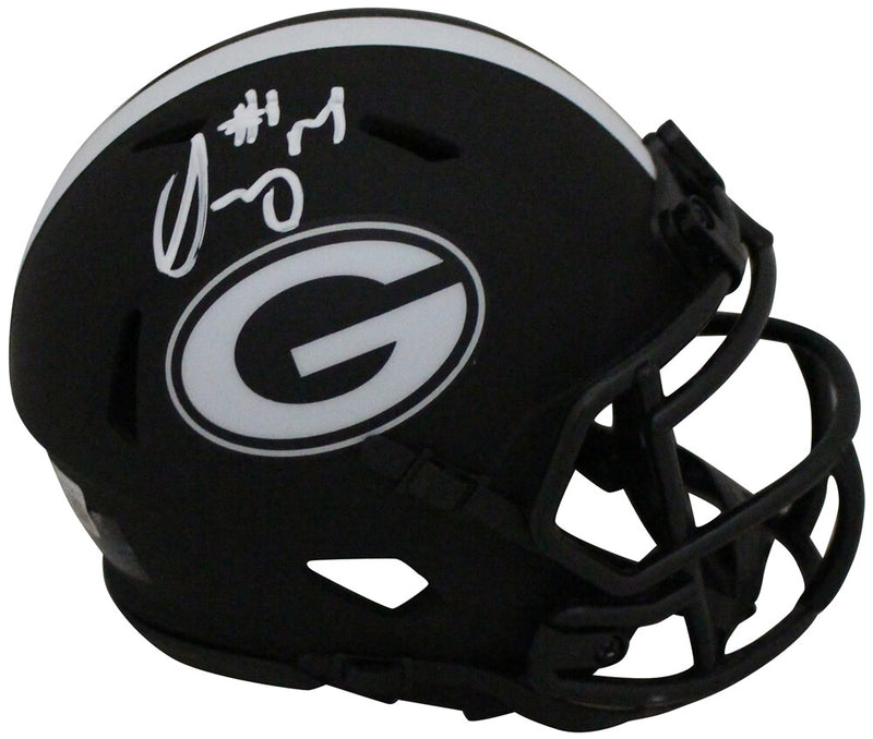 Sony Michel Georgia Bulldogs Autographed Eclipse Mini Helmet BAS