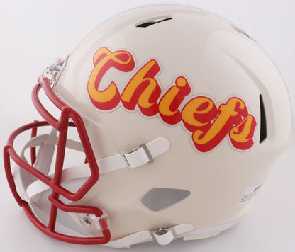 Dwayne Bowe Signed Kansas City Chiefs Retro Full Size Helmet