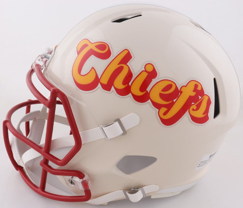 Dwayne Bowe Signed Kansas City Chiefs Retro Full Size Helmet