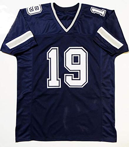 Amari Cooper Autographed Blue Custom Pro Style Jersey