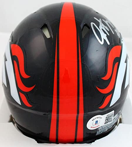 Javonte Williams Signed Denver Broncos Speed Mini Helmet