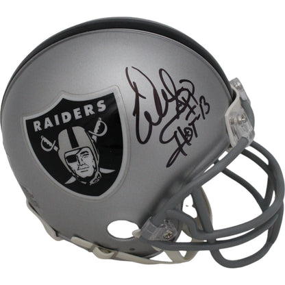 Warren Sapp Signed Oakland Raiders VSR4 Mini Helmet HOF