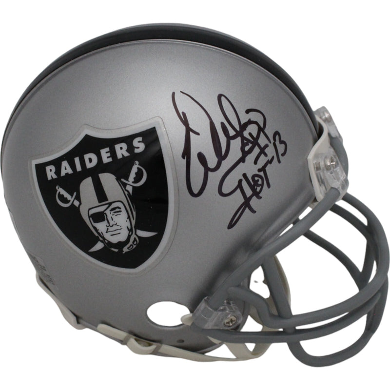 Warren Sapp Signed Oakland Raiders VSR4 Mini Helmet HOF