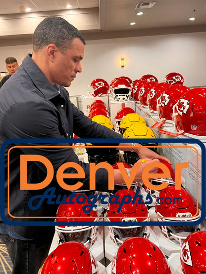 Tony Gonzalez Signed Kansas City Chiefs Mid-Size Helmet