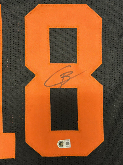 Cooper Barkate Signed Miami Hurricanes Black Custom Jersey