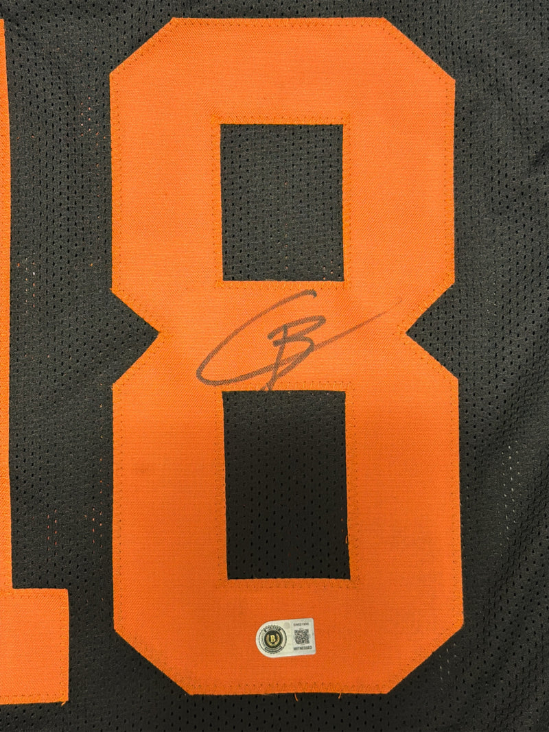 Cooper Barkate Signed Miami Hurricanes Black Custom Jersey