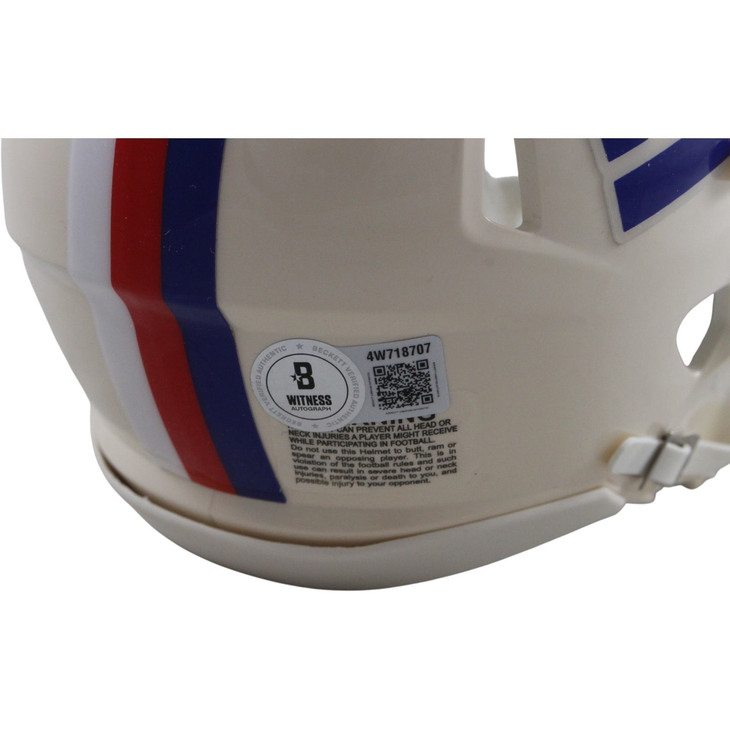 Abdul Carter Autographed New York Giants Retro Mini Helmet