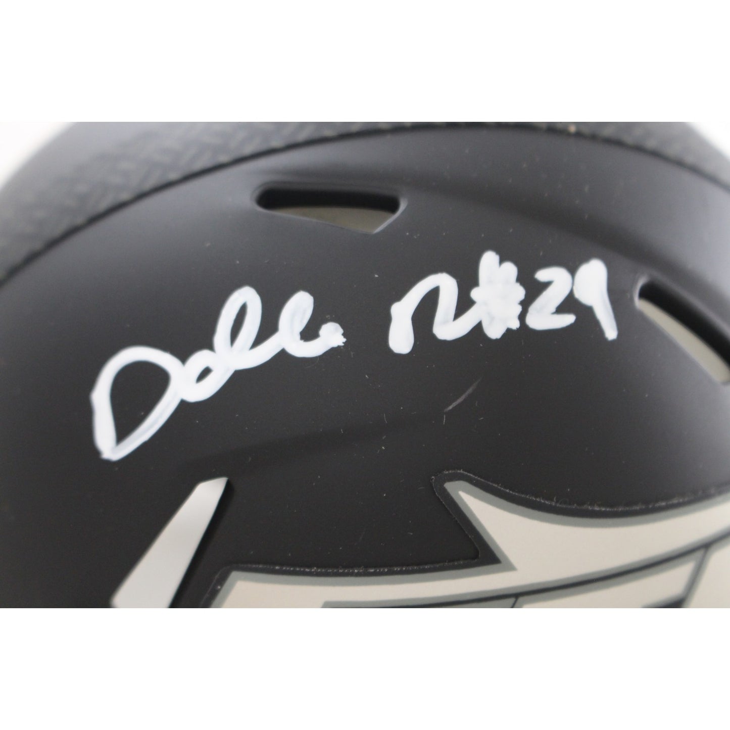 Darrelle Revis Autographed New York Jets Rivalries Mini Helmet