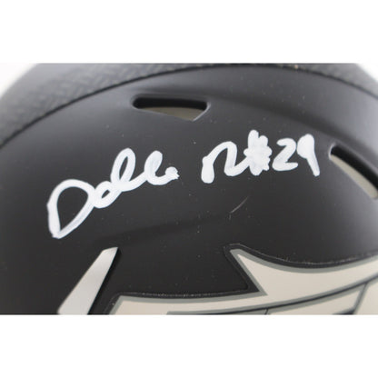 Darrelle Revis Autographed New York Jets Rivalries Mini Helmet