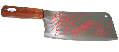Andrew Bryniarski Signed Leatherface 8" Steel Cleaver JSA