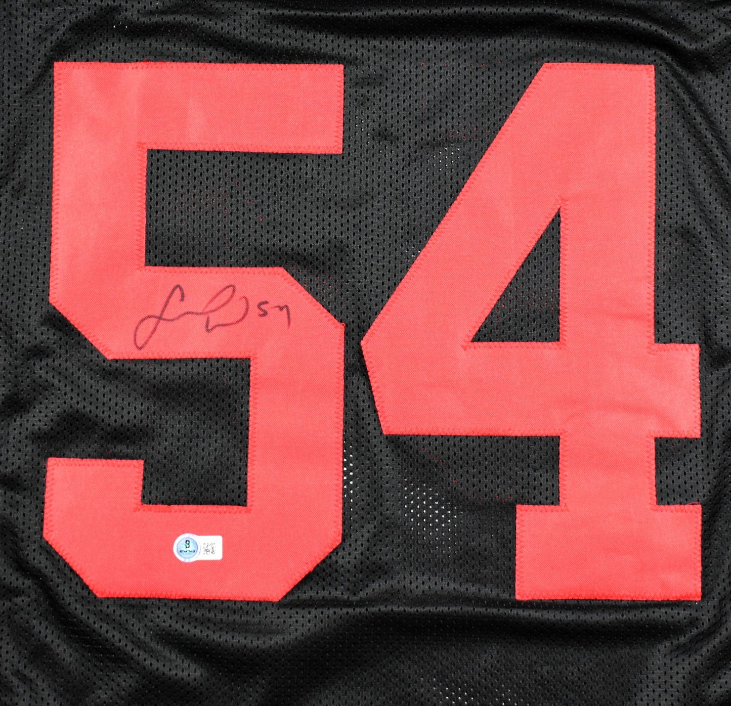 Fred Warner San Francisco 49ers Signed Black Custom Jersey