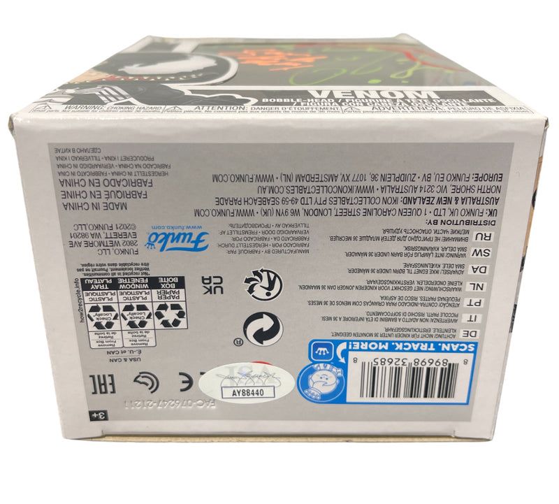 Tom Hardy Signed Venom Funko Pop #363 with Sam De La Rosa Sketch