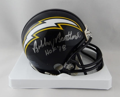 Bobby Beathard Signed Los Angeles Chargers Throwback Mini Helmet