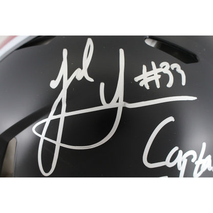 Jack Sawyer Ohio State Signed "Captain Jack" Full Size Authentic Helmet