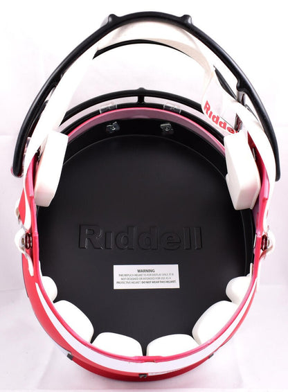 T.J. Watt Signed Wisconsin Badgers Full Size Amp Speed Helmet