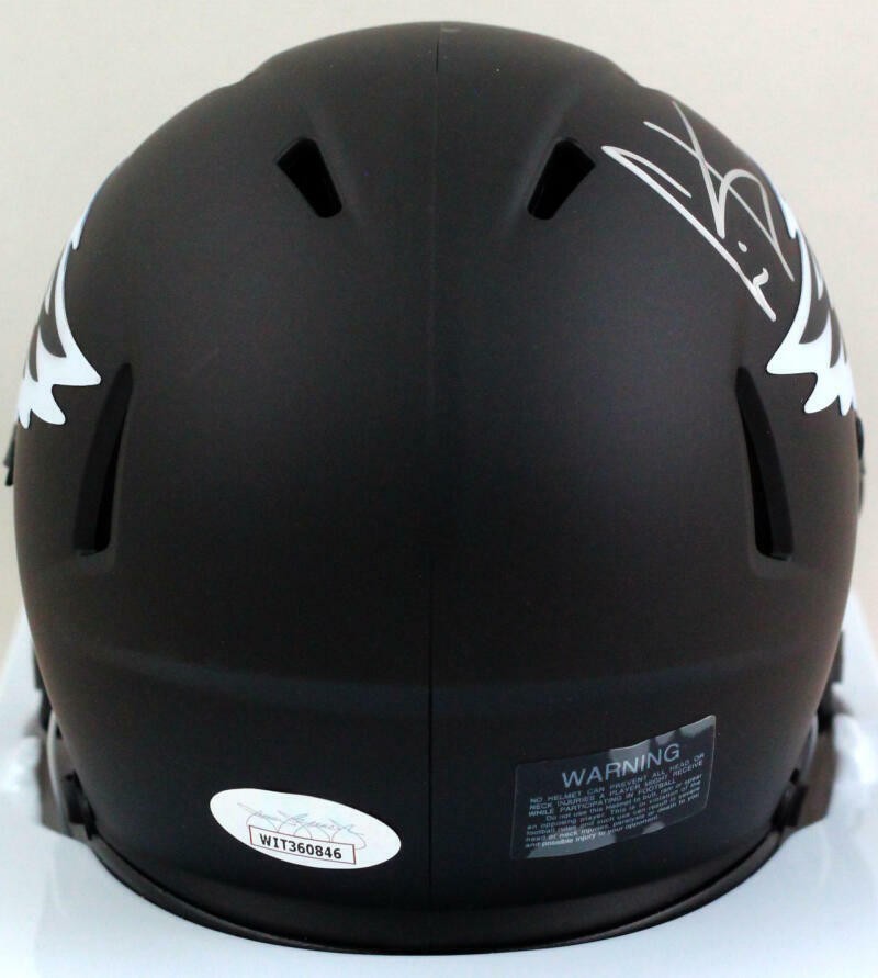Cris Carter Signed Philadelphia Eagles Eclipse Speed Mini Helmet