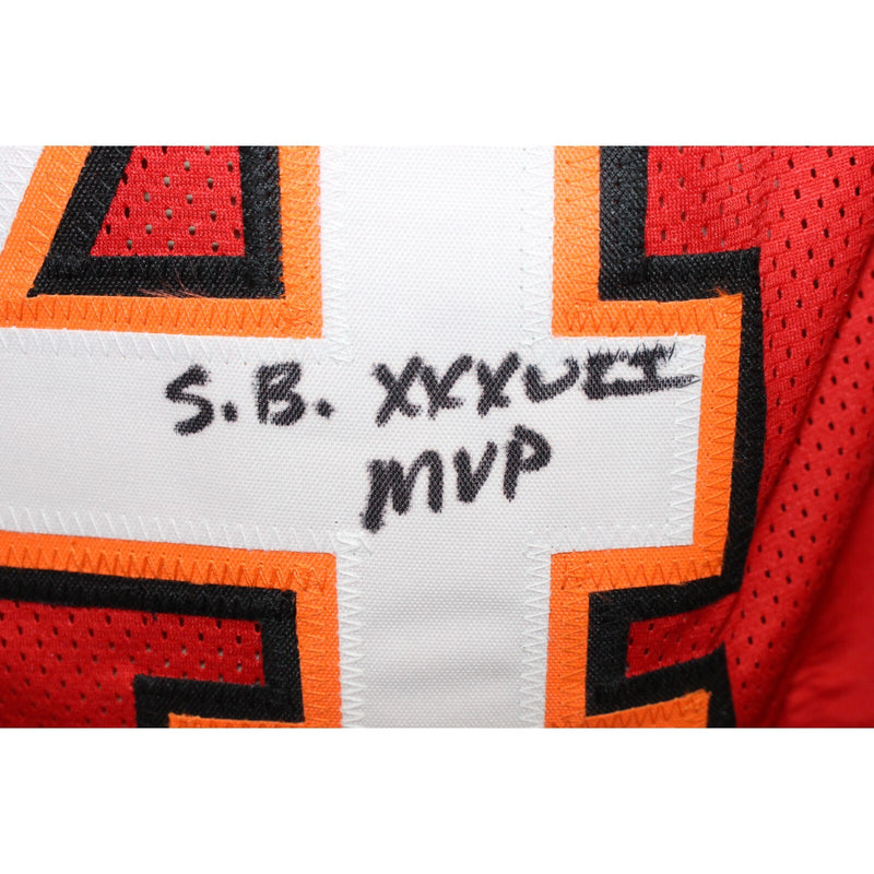 Dexter Jackson Signed Tampa Bay Buccaneers Red Pro Style Jersey SB MVP