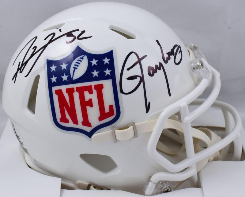 Ray Lewis & Lawrence Taylor Autographed NFL Speed Mini Helmet - Black