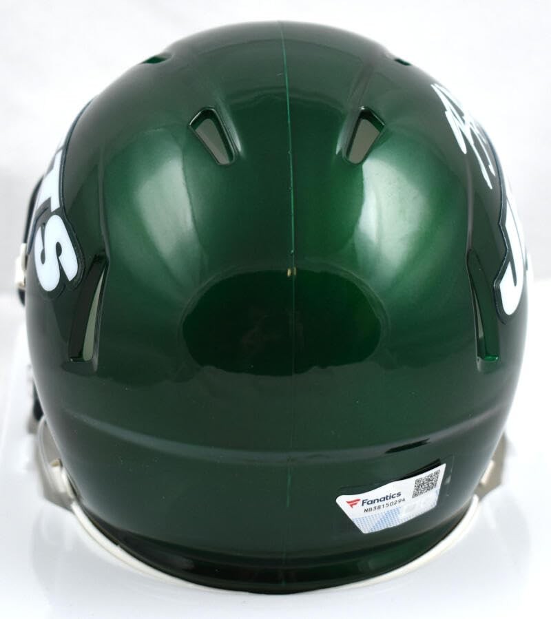 Breece Hall Signed New York Jets Speed Mini Helmet - White