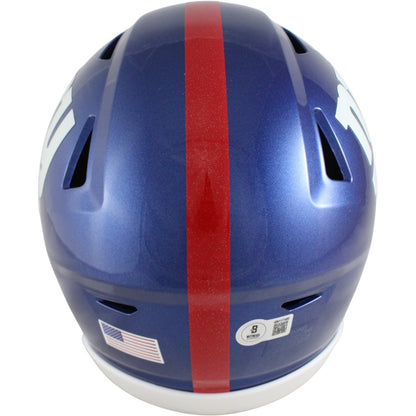 Lawrence Taylor Signed New York Giants Mid-Size Helmet (Beckett COA)