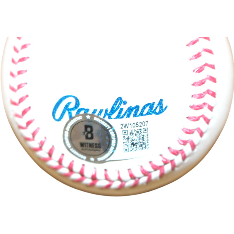 Johnny Bench Cincinnati Reds Autographed OML Baseball with "HOF" Inscription