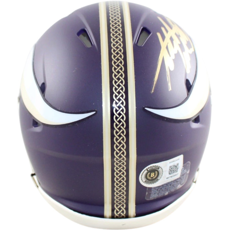Adrian Peterson Signed Minnesota Vikings Rivalries Mini Helmet