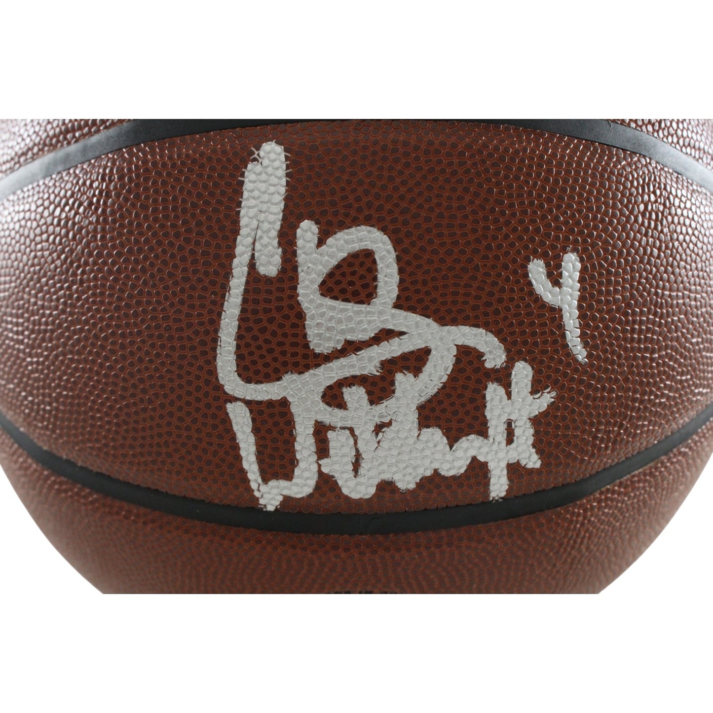 Chris Webber Signed Golden State Warriors Logo Basketball