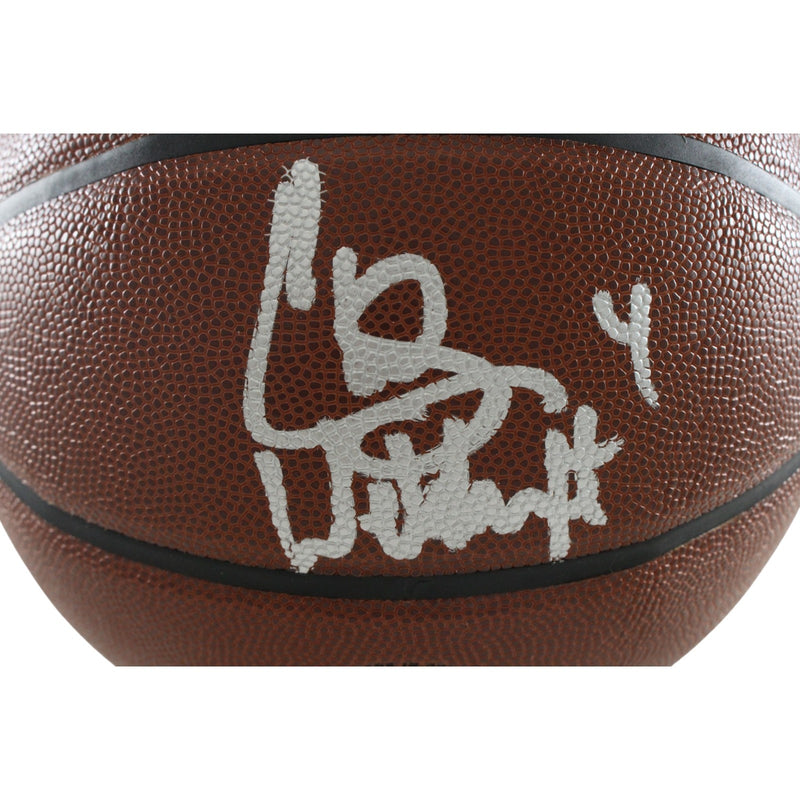 Chris Webber Signed Golden State Warriors Logo Basketball